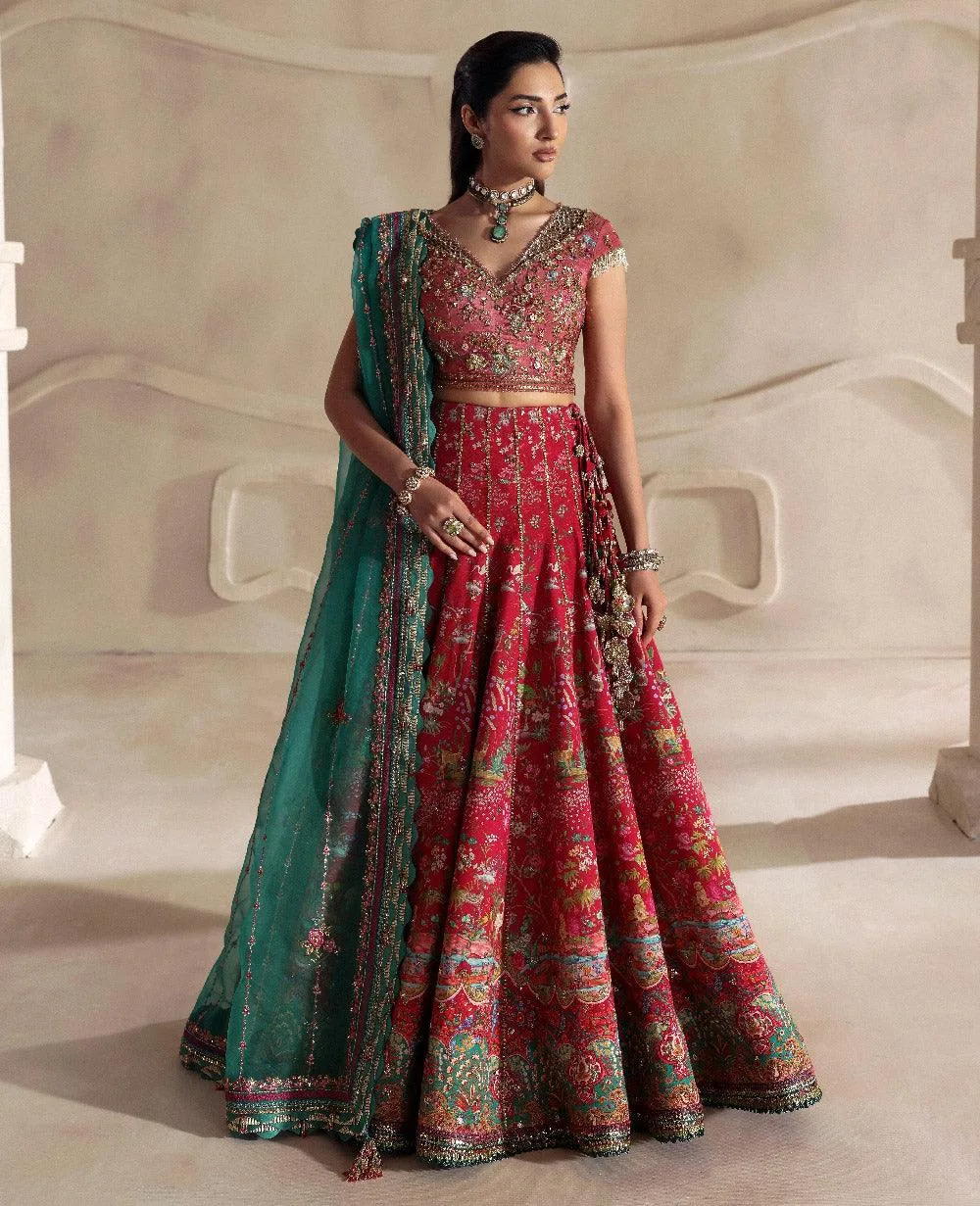 Republic Womenswear Lilianne Wedding 25 Pink Raw Silk – view 1 – Poshaq