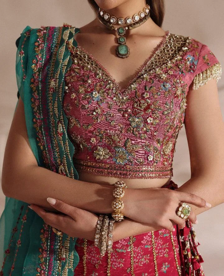 Republic Womenswear Lilianne Wedding 25 Pink Raw Silk – view 3 – Poshaq