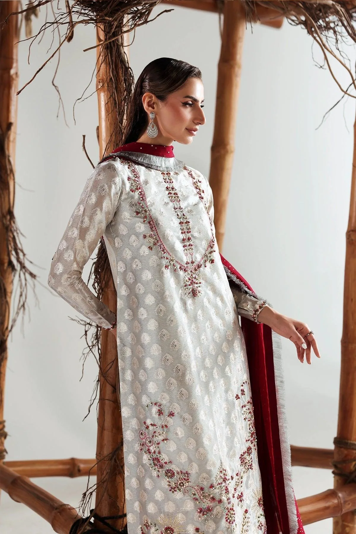 Vanya Rene Eid Festive Silver – view 4 – Poshaq