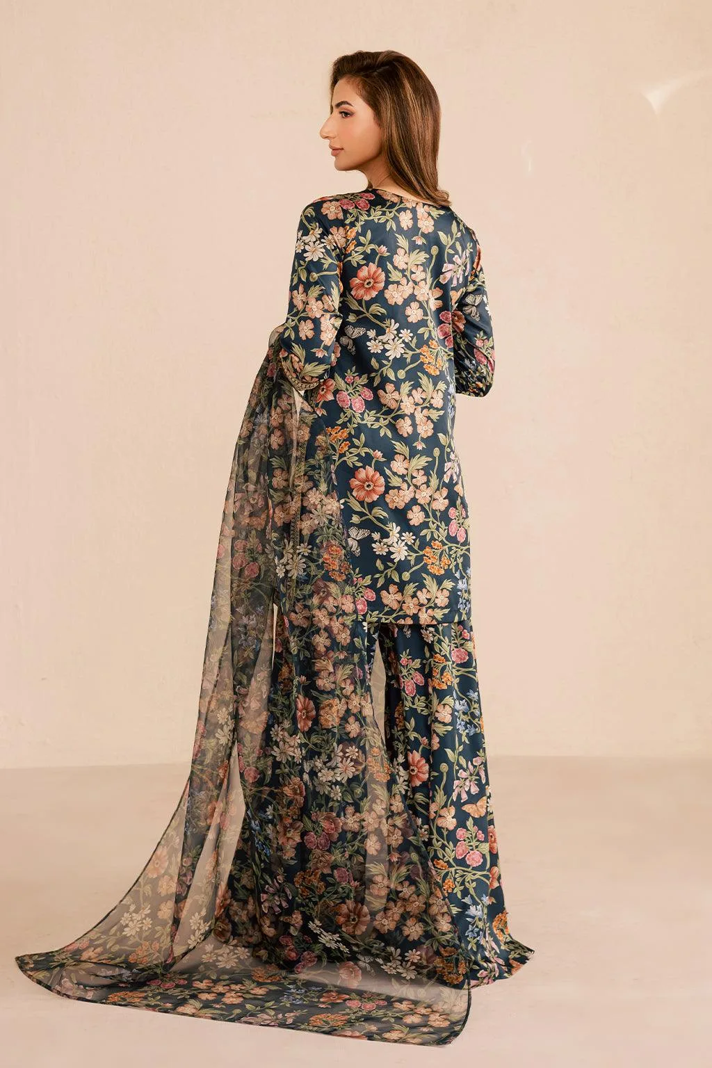 Vanya Silk Edit Organza – view 2 – Poshaq