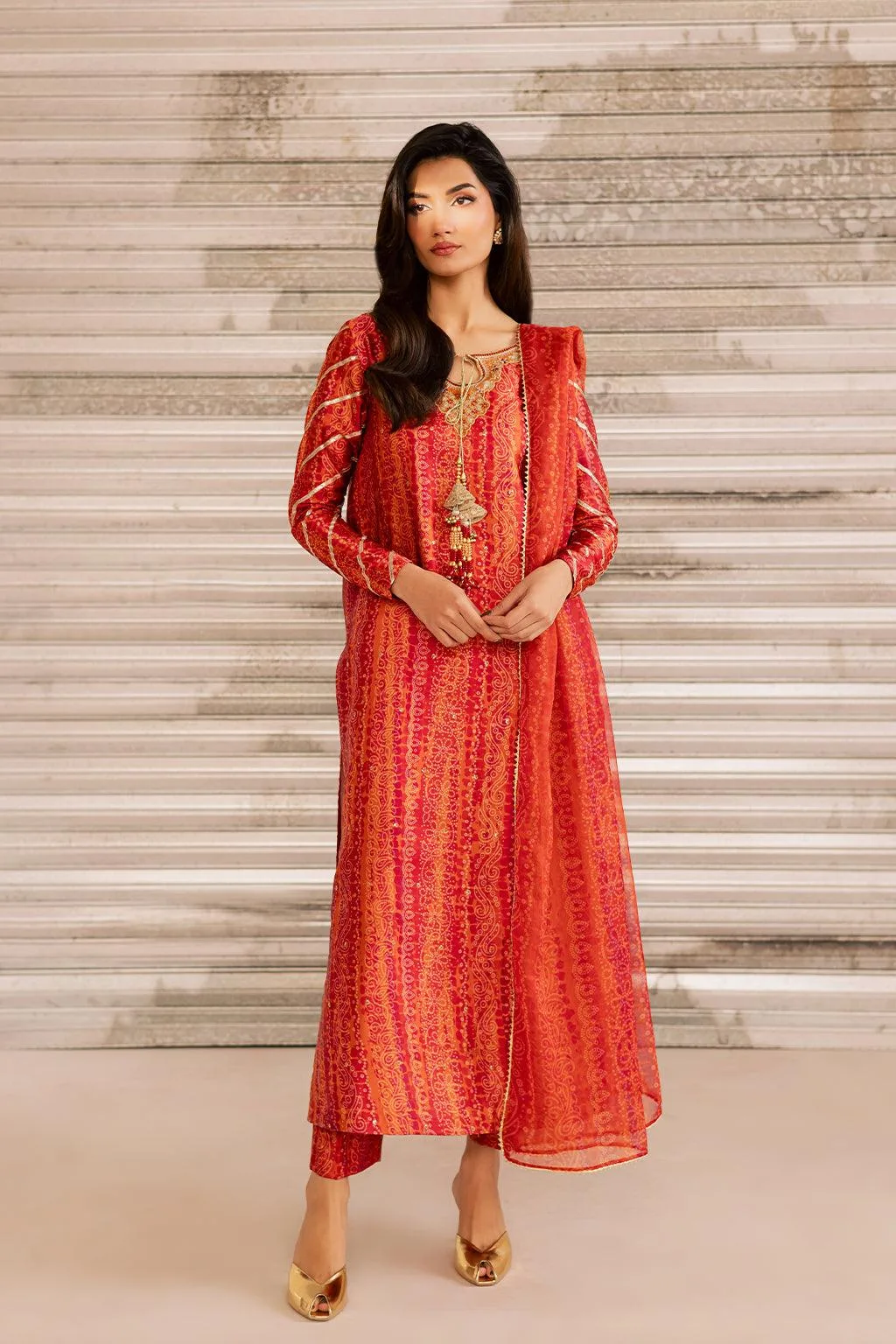 Vanya Silk Edit Chiffon – view 1 – Poshaq