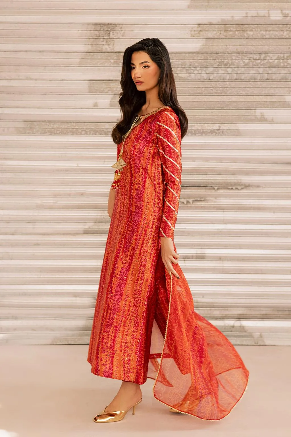 Vanya Silk Edit Chiffon – view 4 – Poshaq