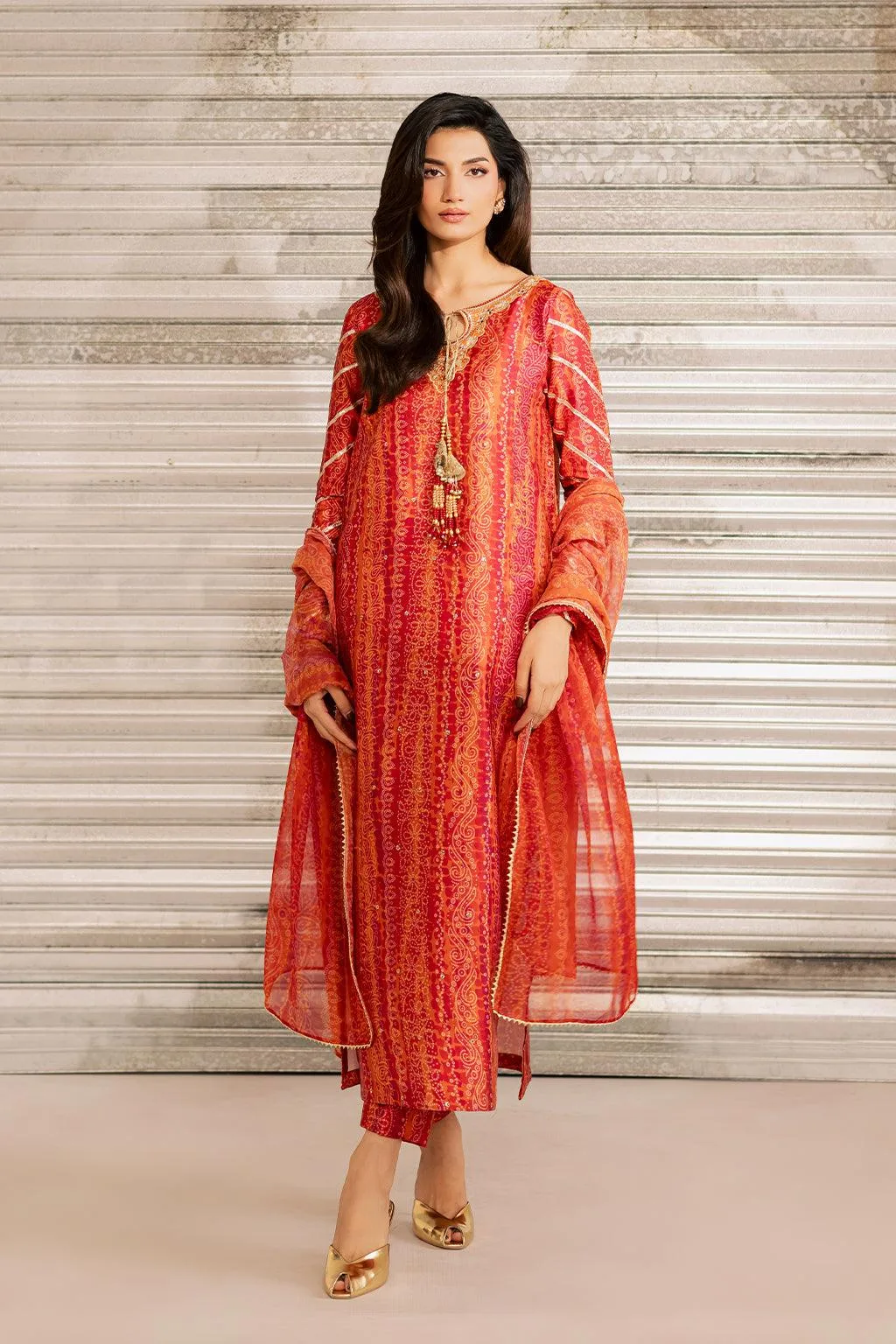 Vanya Silk Edit Chiffon – view 5 – Poshaq