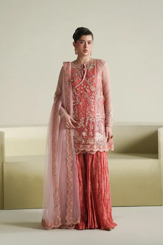 Vanya The Regal Edit Ivory Velvet – view 1 – Poshaq