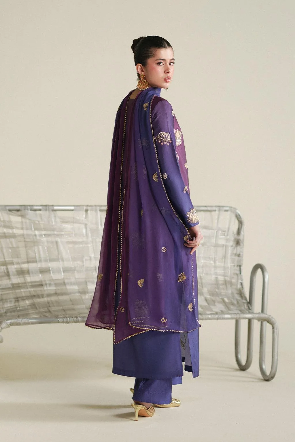 Vanya The Regal Edit Chiffon – view 2 – Poshaq