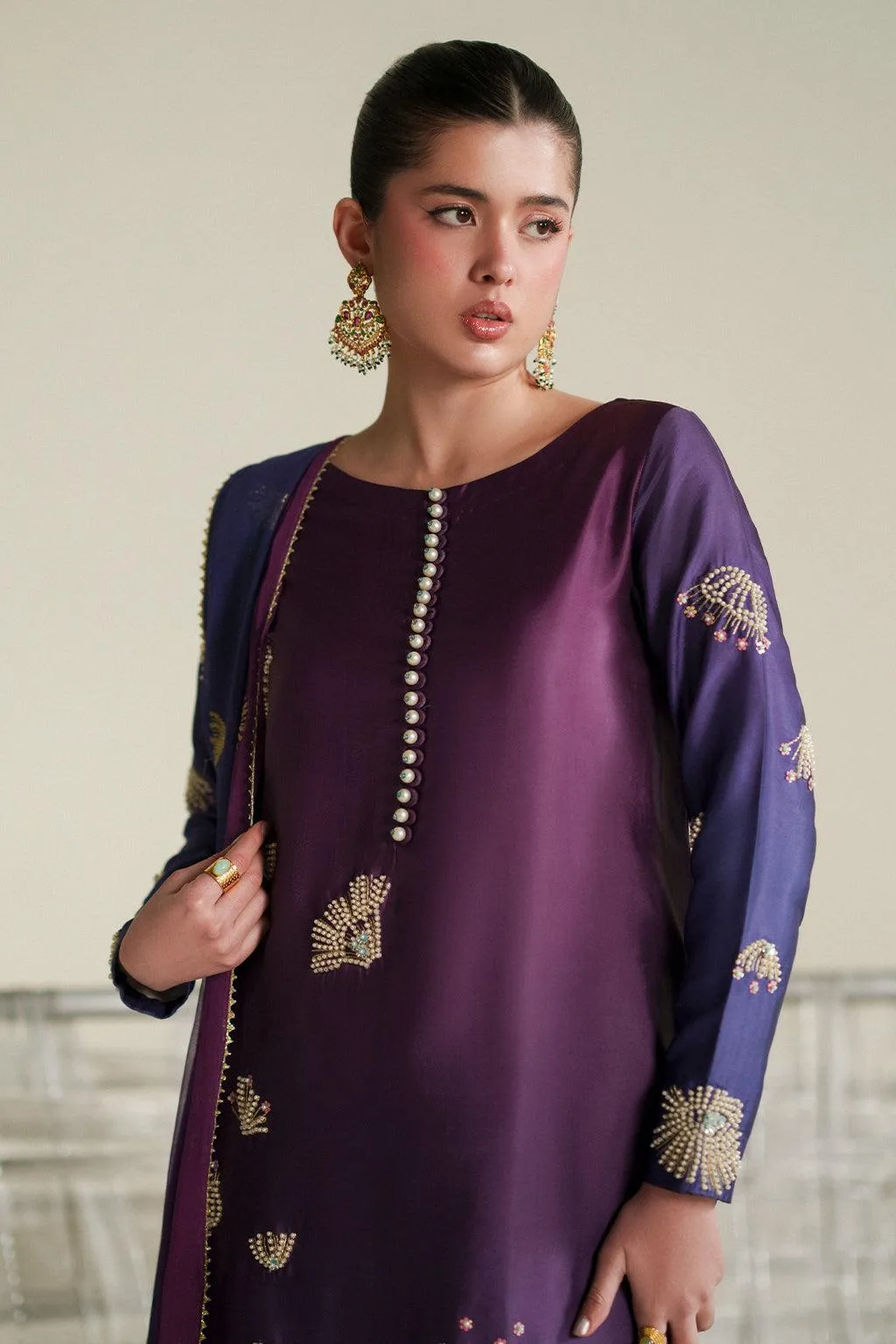 Vanya The Regal Edit Chiffon – view 3 – Poshaq