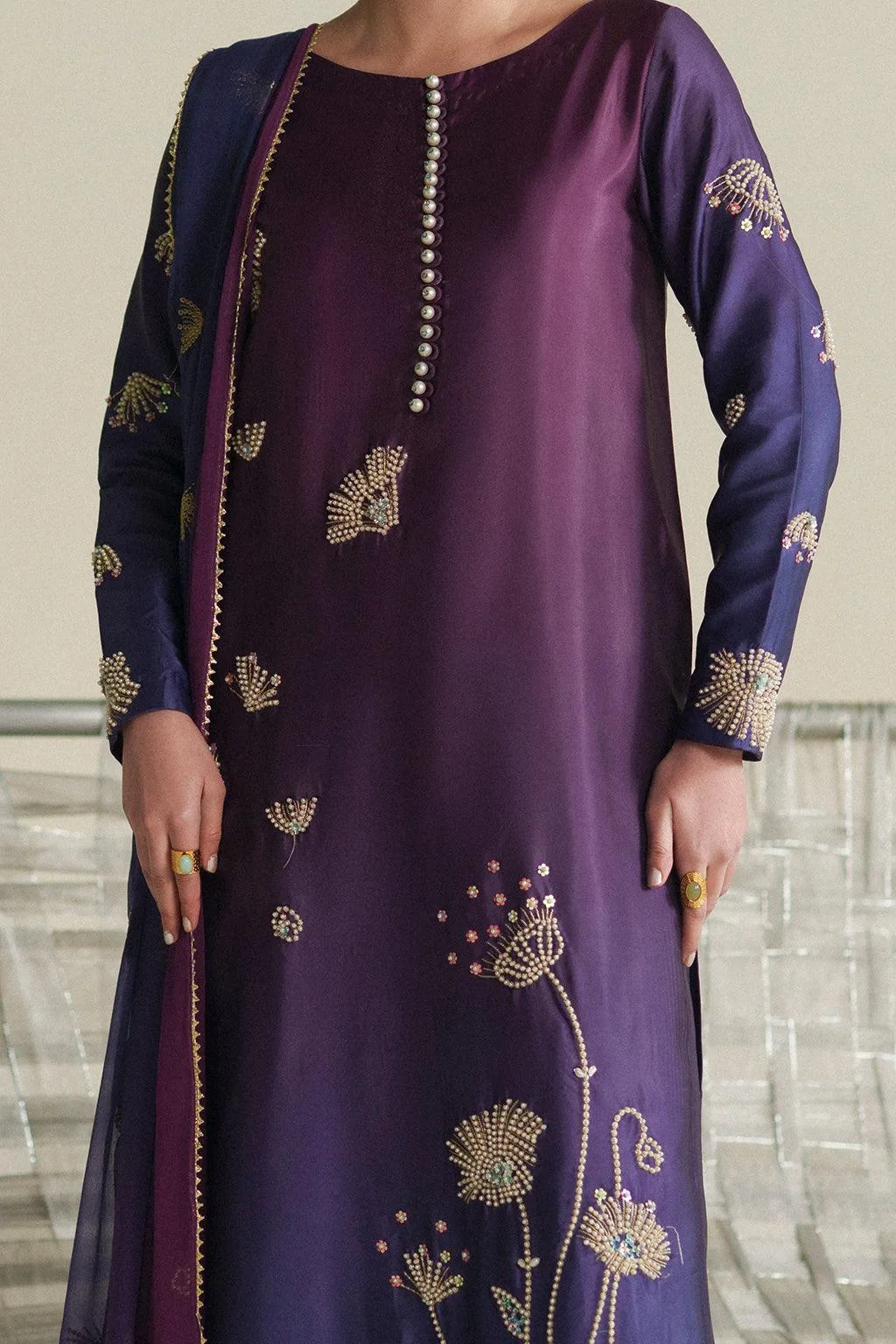 Vanya The Regal Edit Chiffon – view 4 – Poshaq