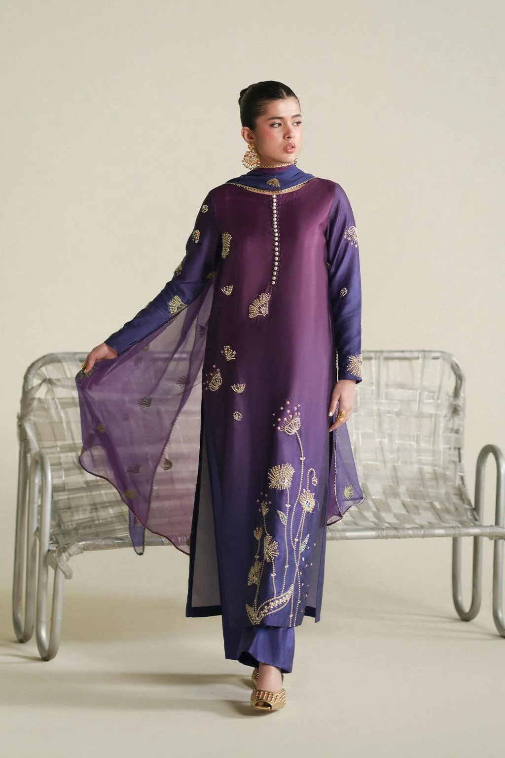 Vanya The Regal Edit Chiffon – view 5 – Poshaq