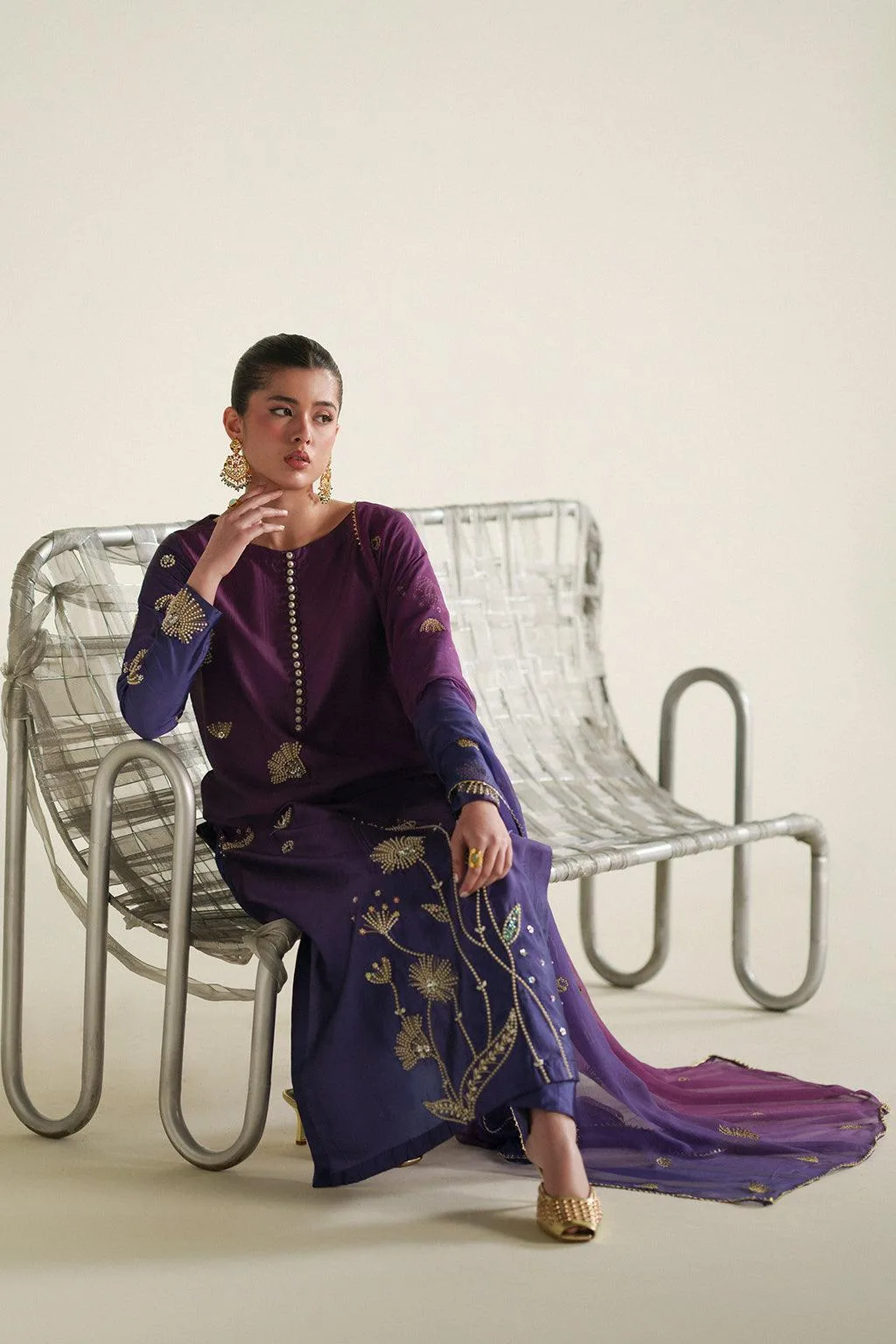 Vanya The Regal Edit Chiffon – view 6 – Poshaq
