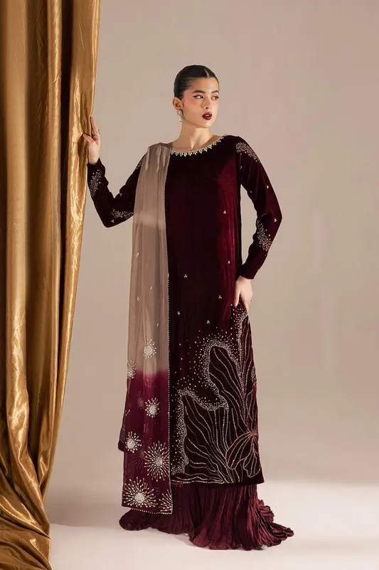 Vanya Velvet Muse Raw Silk – view 1 – Poshaq