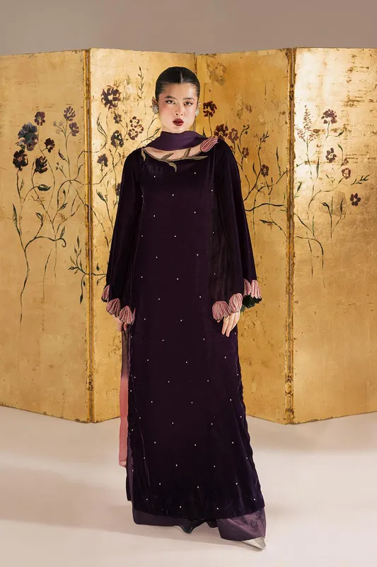 Vanya Velvet Muse Raw Silk – view 1 – Poshaq