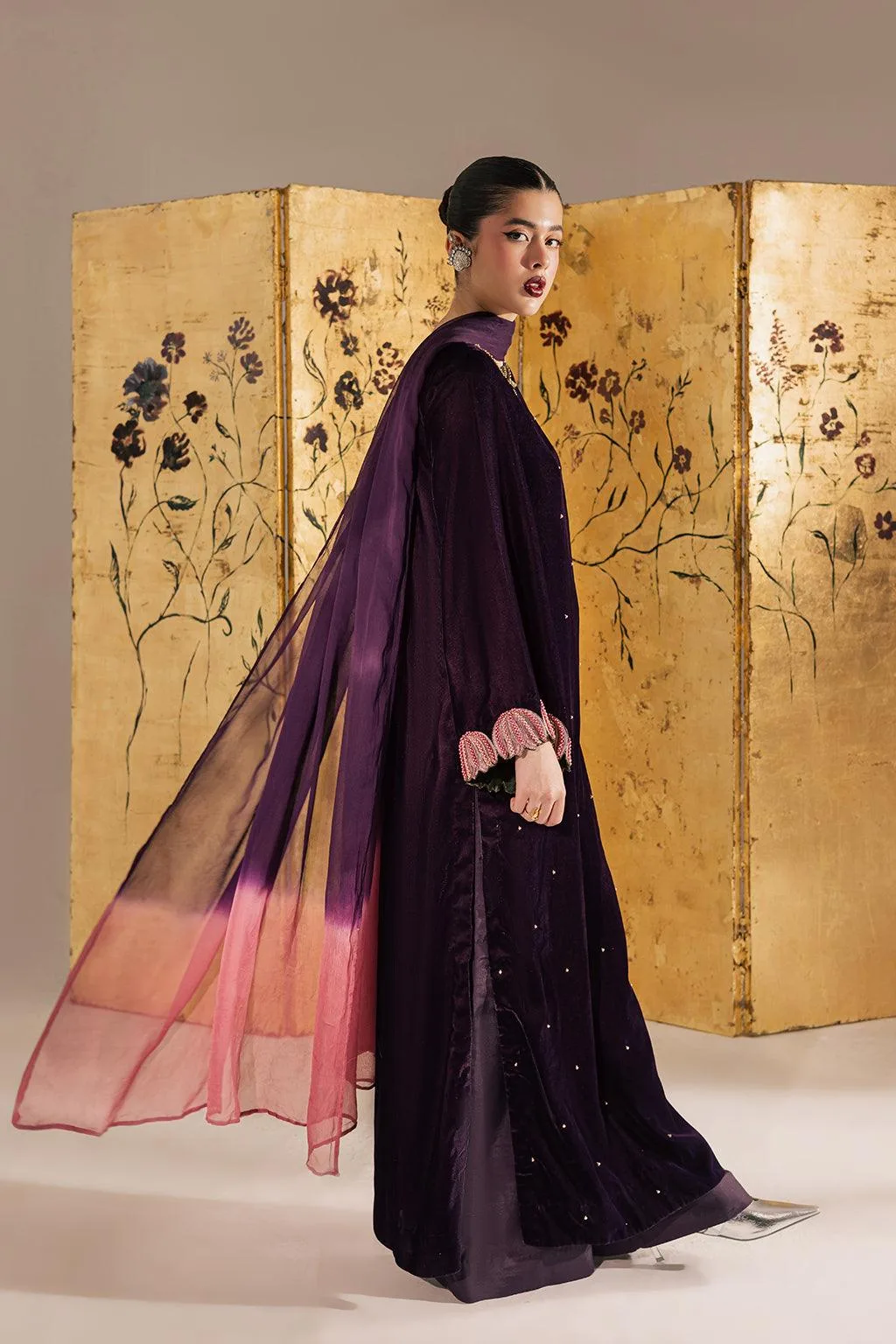 Vanya Velvet Muse Raw Silk – view 2 – Poshaq