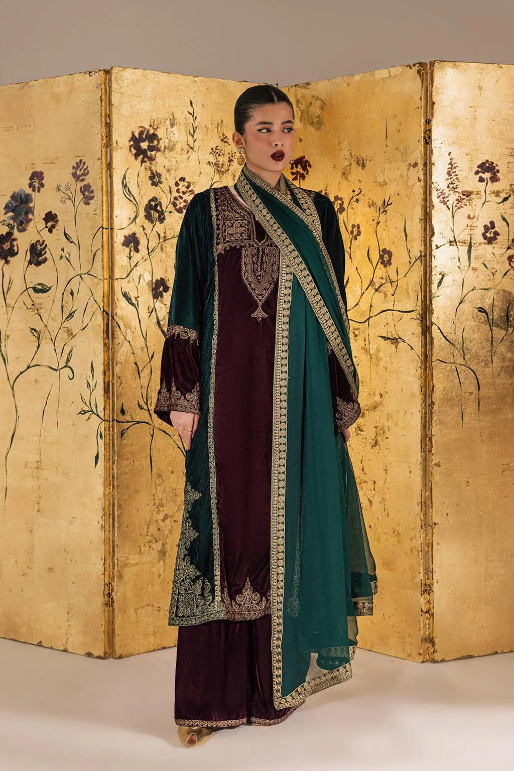 Vanya Velvet Muse Chiffon – view 1 – Poshaq