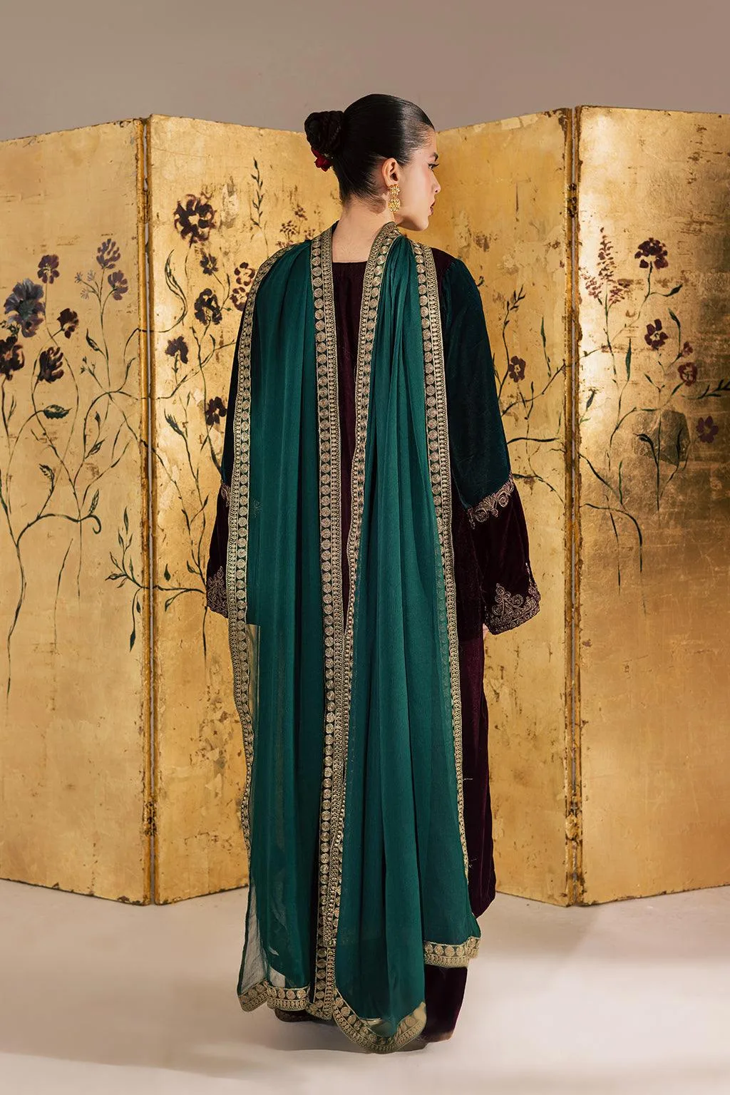 Vanya Velvet Muse Chiffon – view 2 – Poshaq