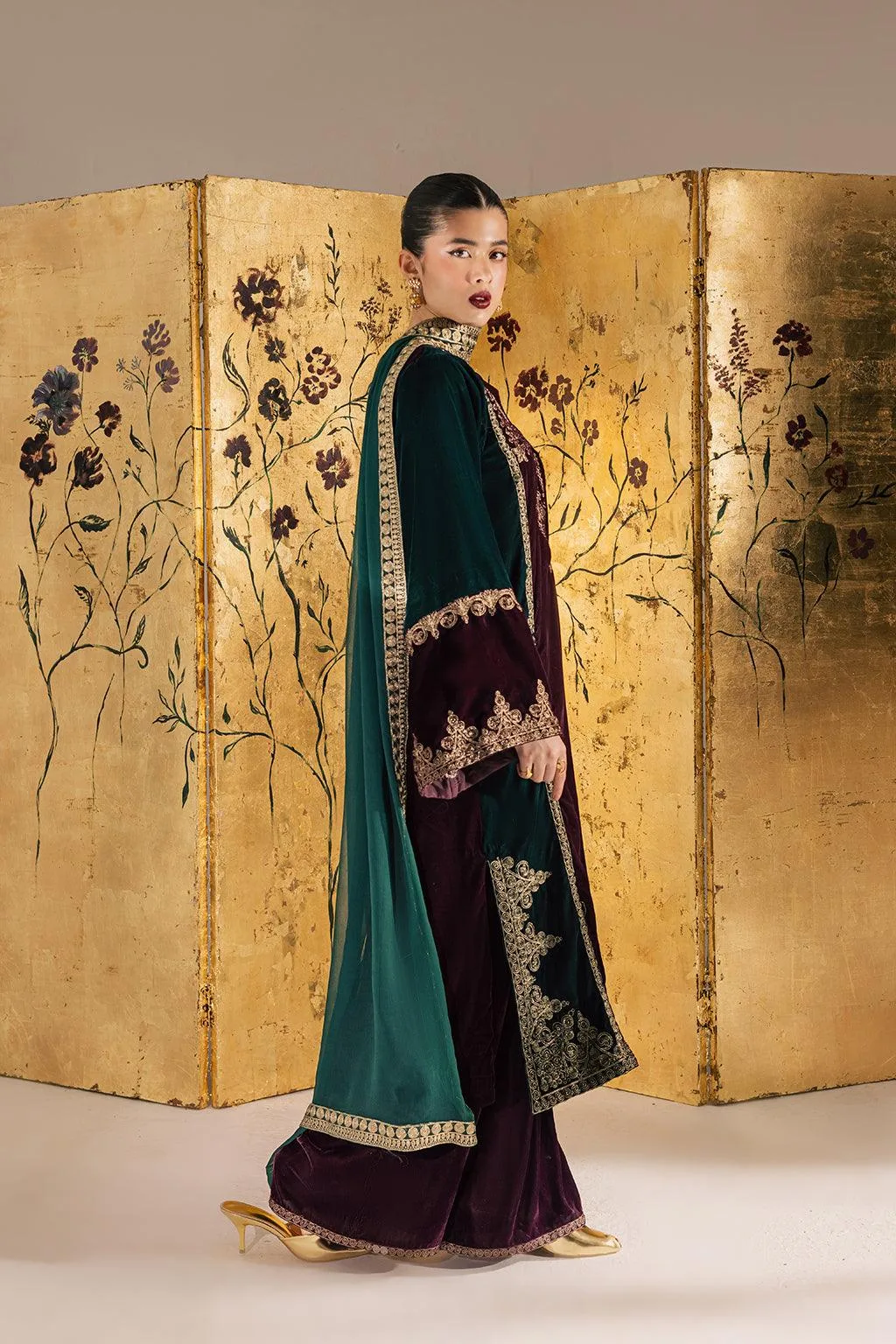 Vanya Velvet Muse Chiffon – view 5 – Poshaq