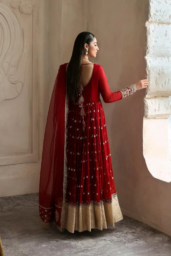 Vanya Revuse Wedding Formals Gold Chiffon – view 2 – Poshaq