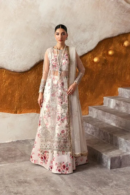 Vanya Revuse Wedding Formals Silver Silk – view 1 – Poshaq