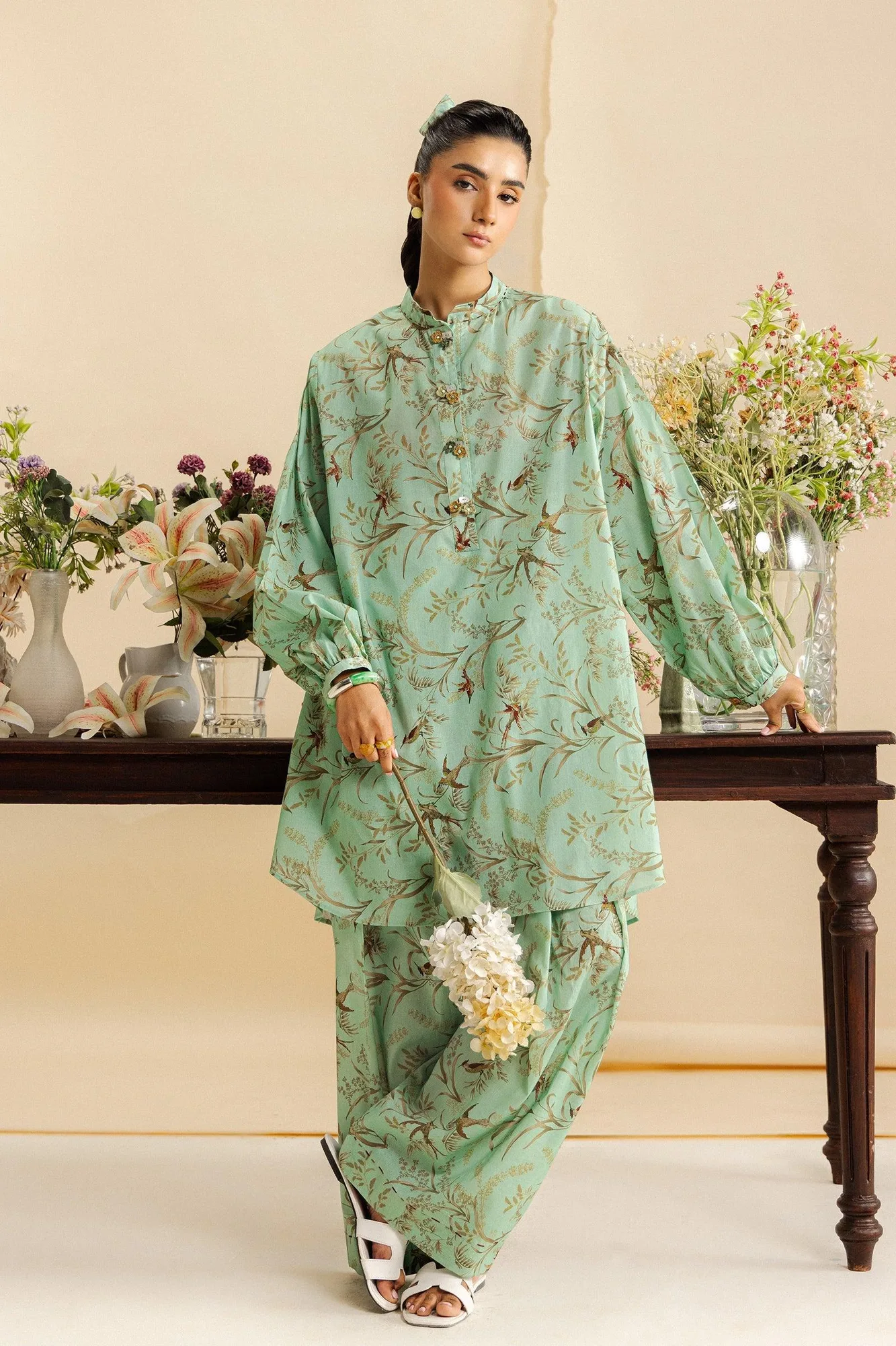 Mint Cotton – view 2 – Poshaq