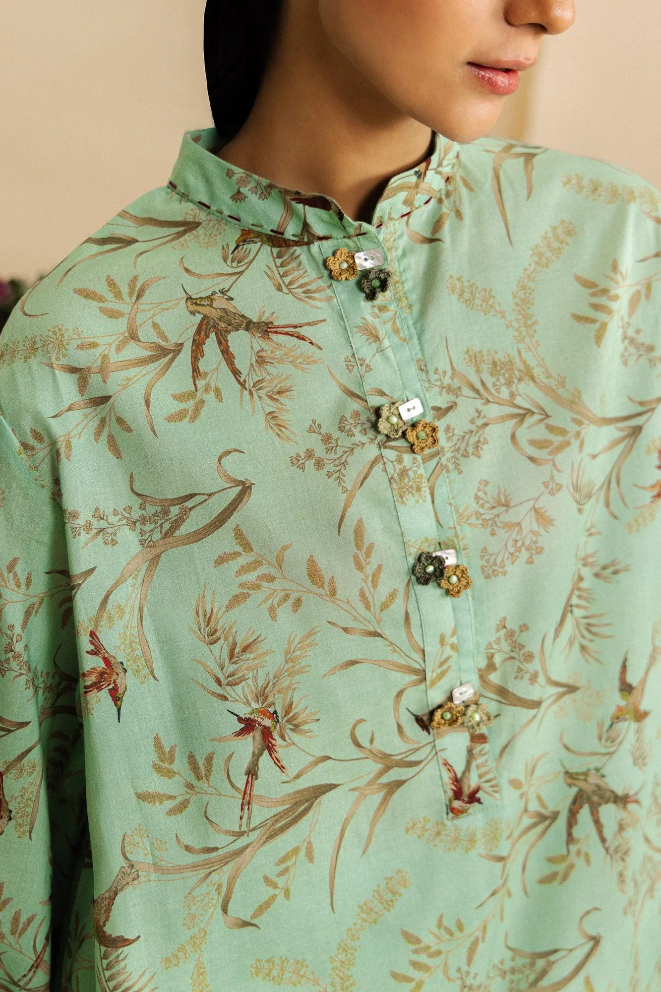 Mint Cotton – view 3 – Poshaq