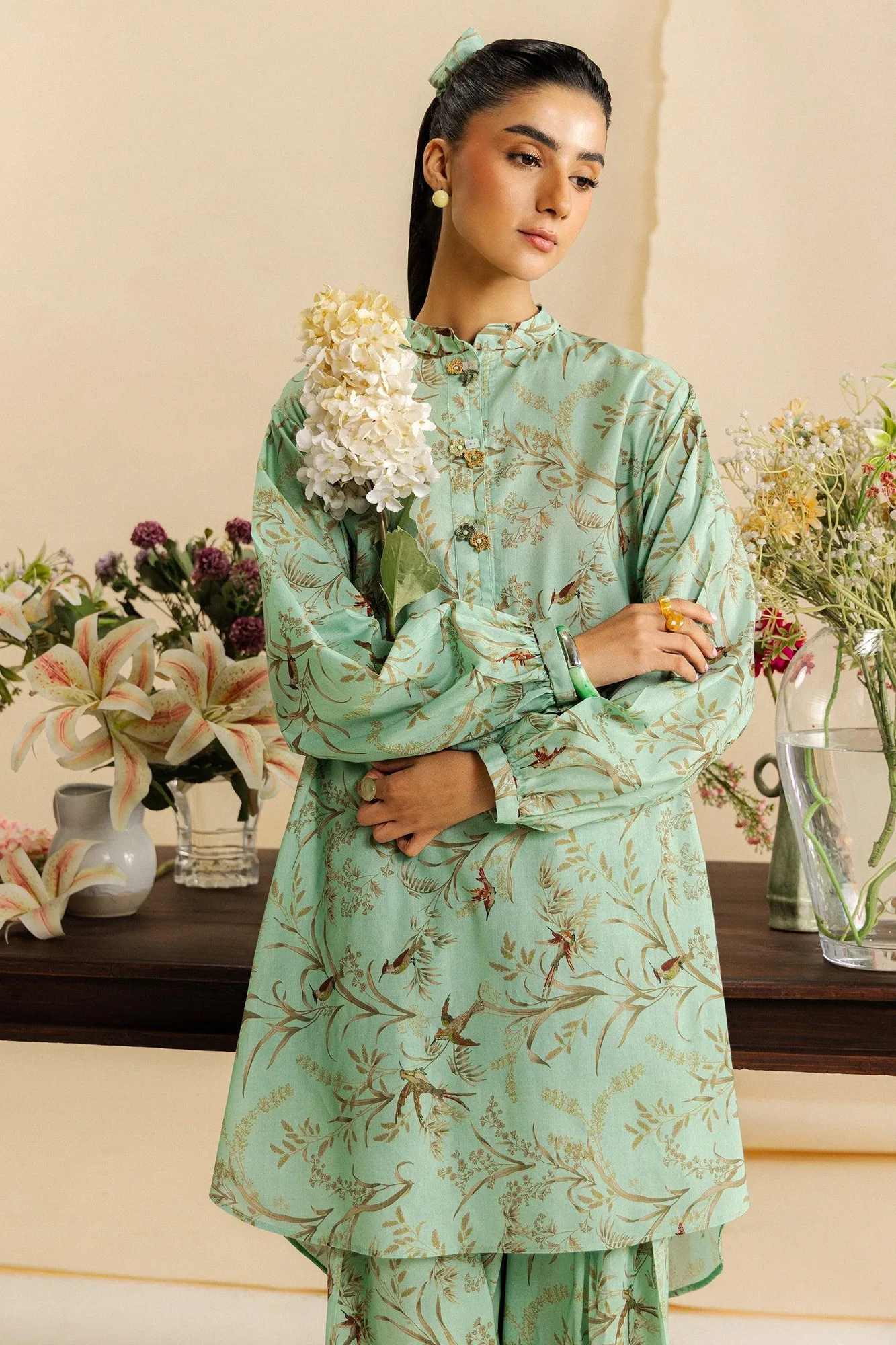 Mint Cotton – view 4 – Poshaq