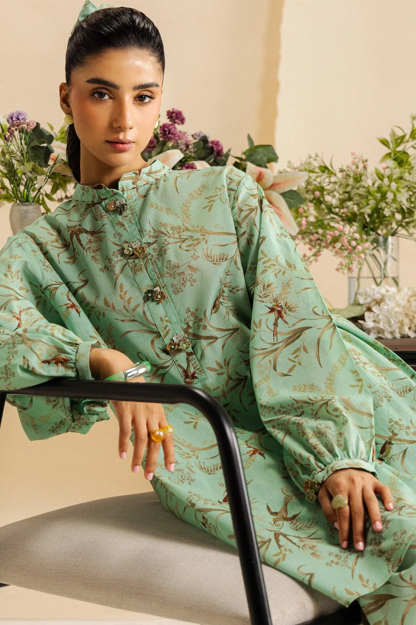 Mint Cotton – view 6 – Poshaq