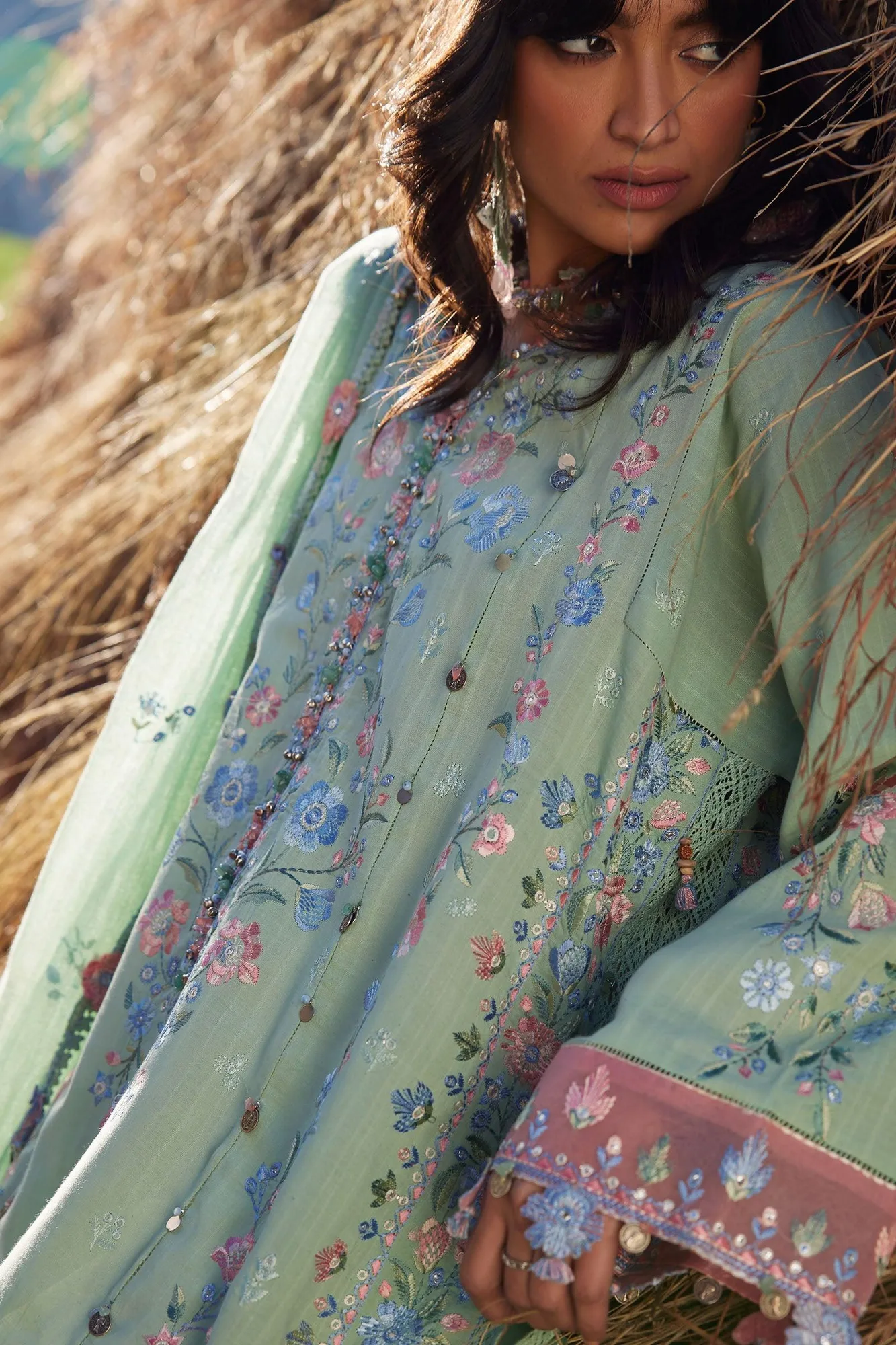 Green Jacquard – view 3 – Poshaq