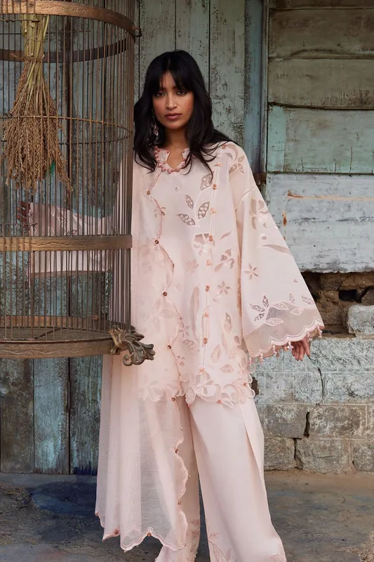 Peach Organza – view 1 – Poshaq