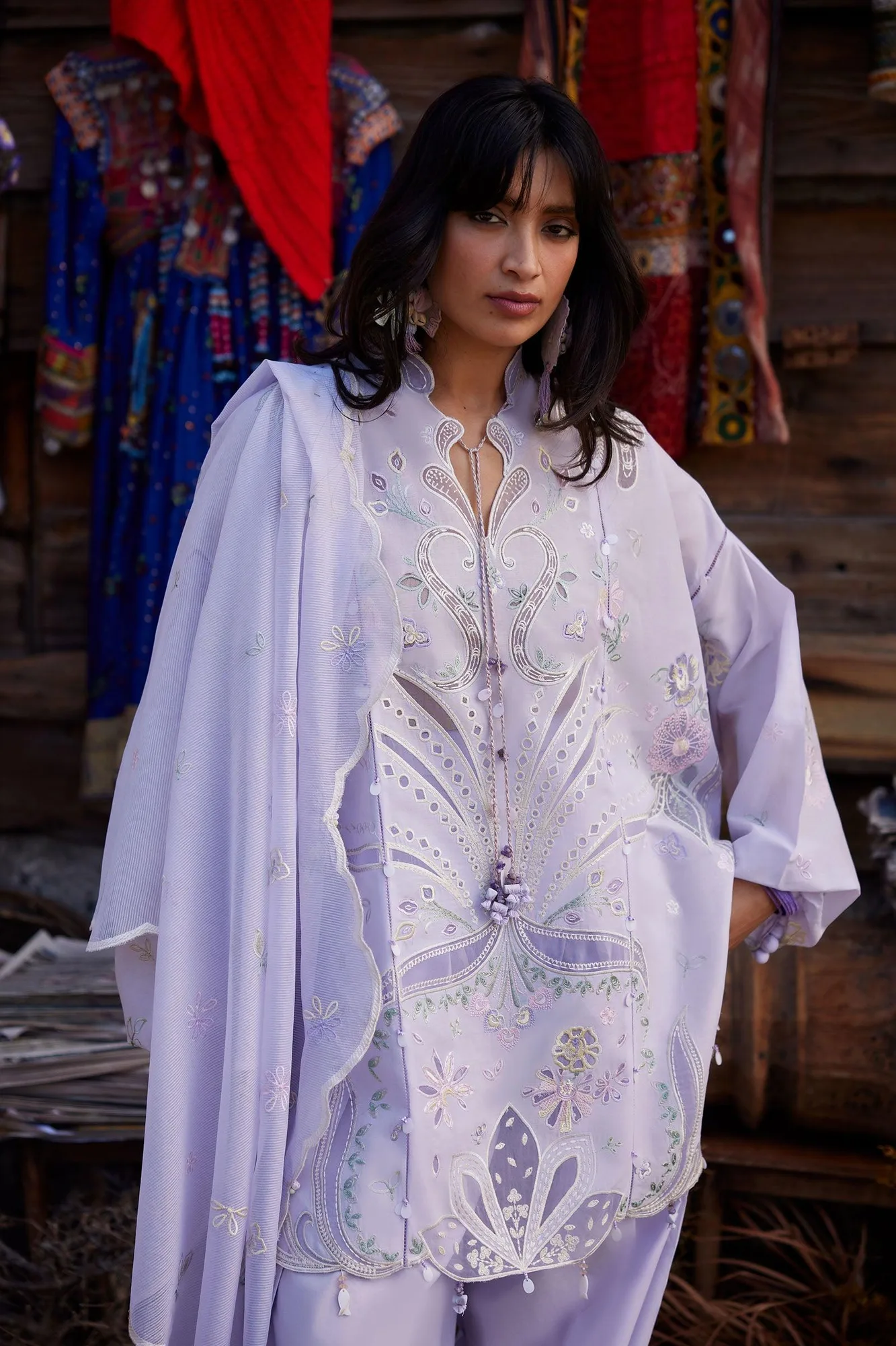 Lavender Organza – view 1 – Poshaq