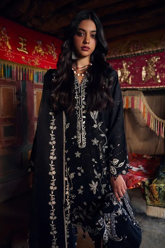 Ivory Jacquard – view 1 – Poshaq