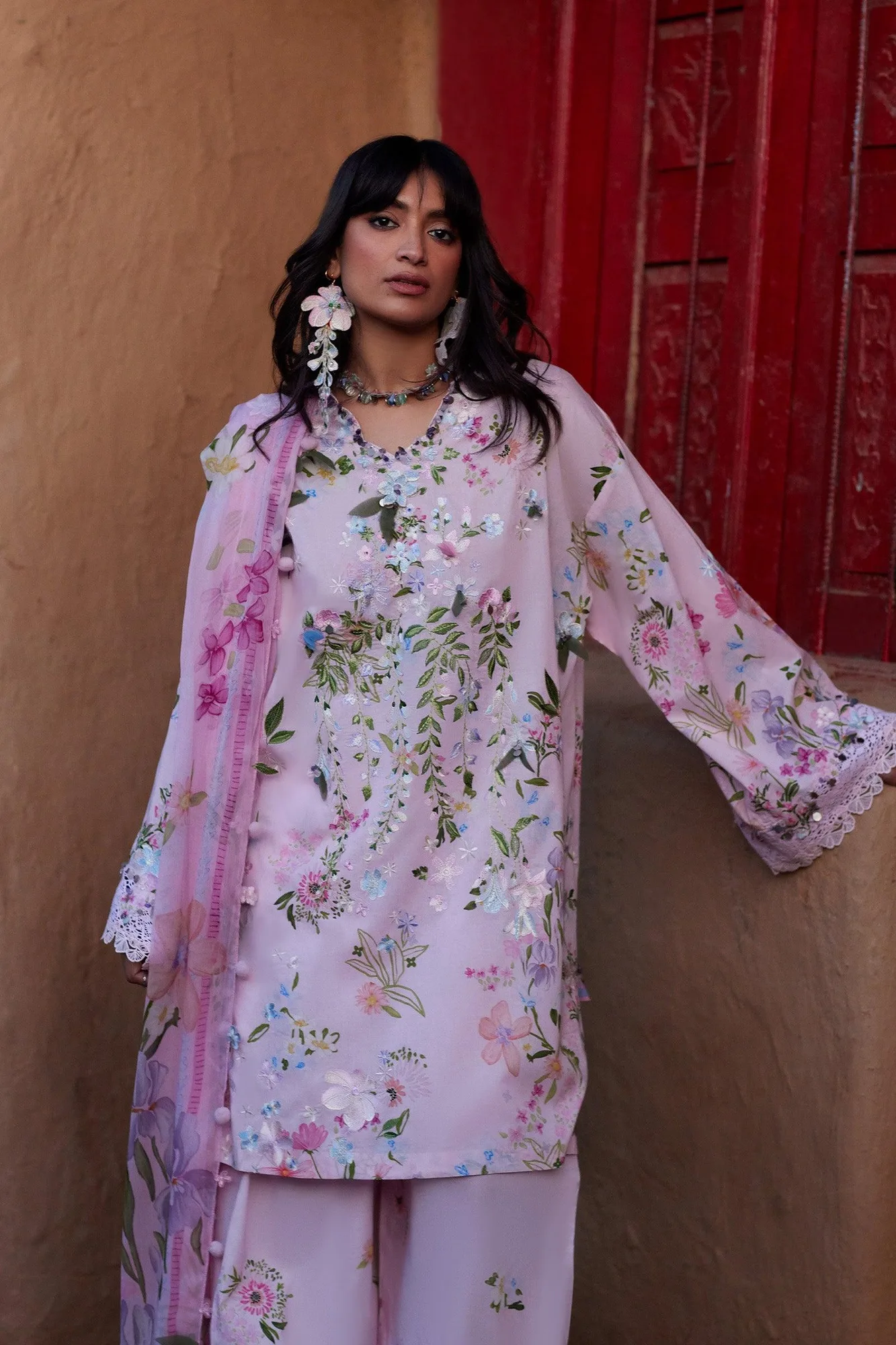 Lilac Organza – view 4 – Poshaq
