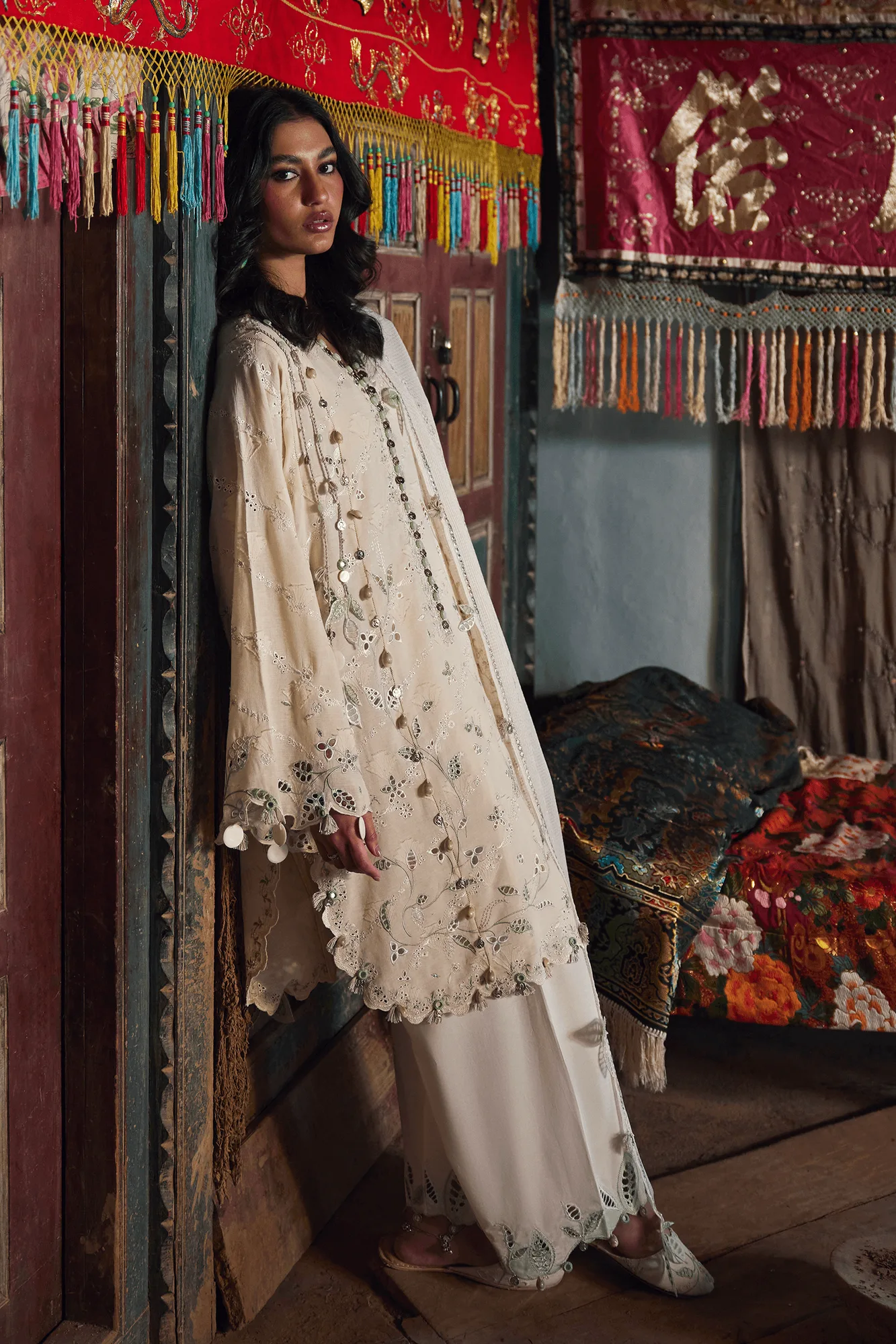 Green Jacquard – view 1 – Poshaq