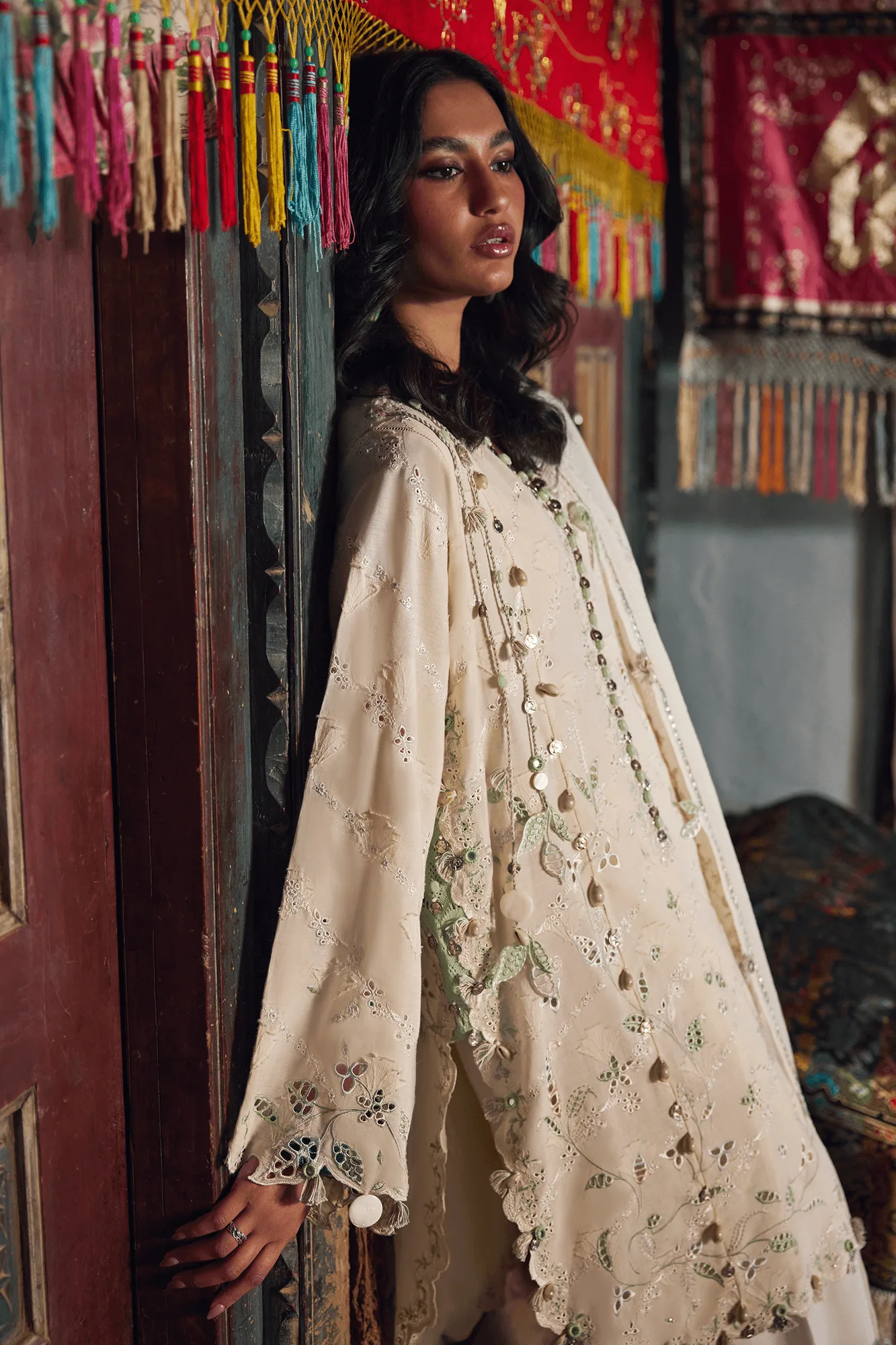 Green Jacquard – view 2 – Poshaq