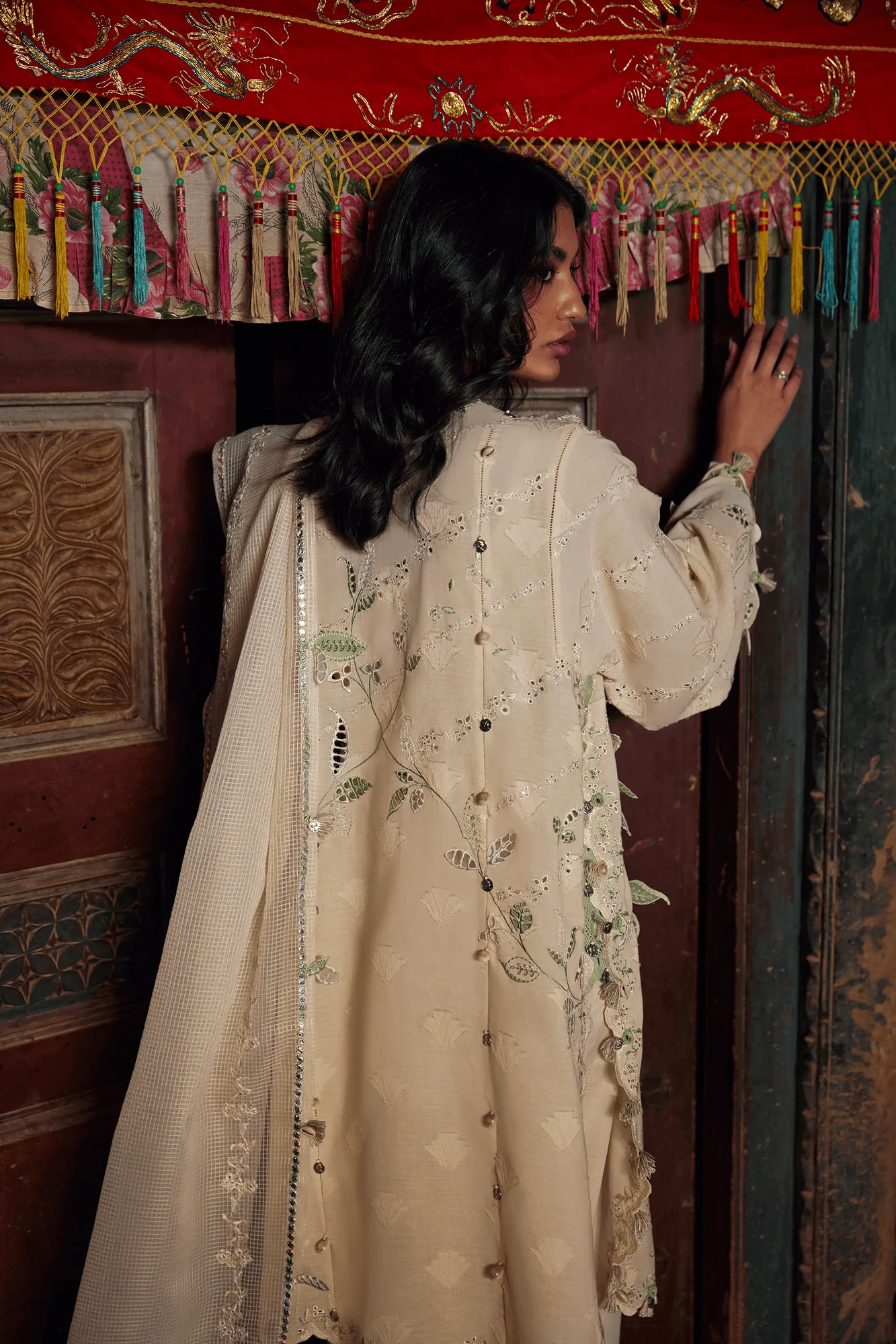 Green Jacquard – view 4 – Poshaq