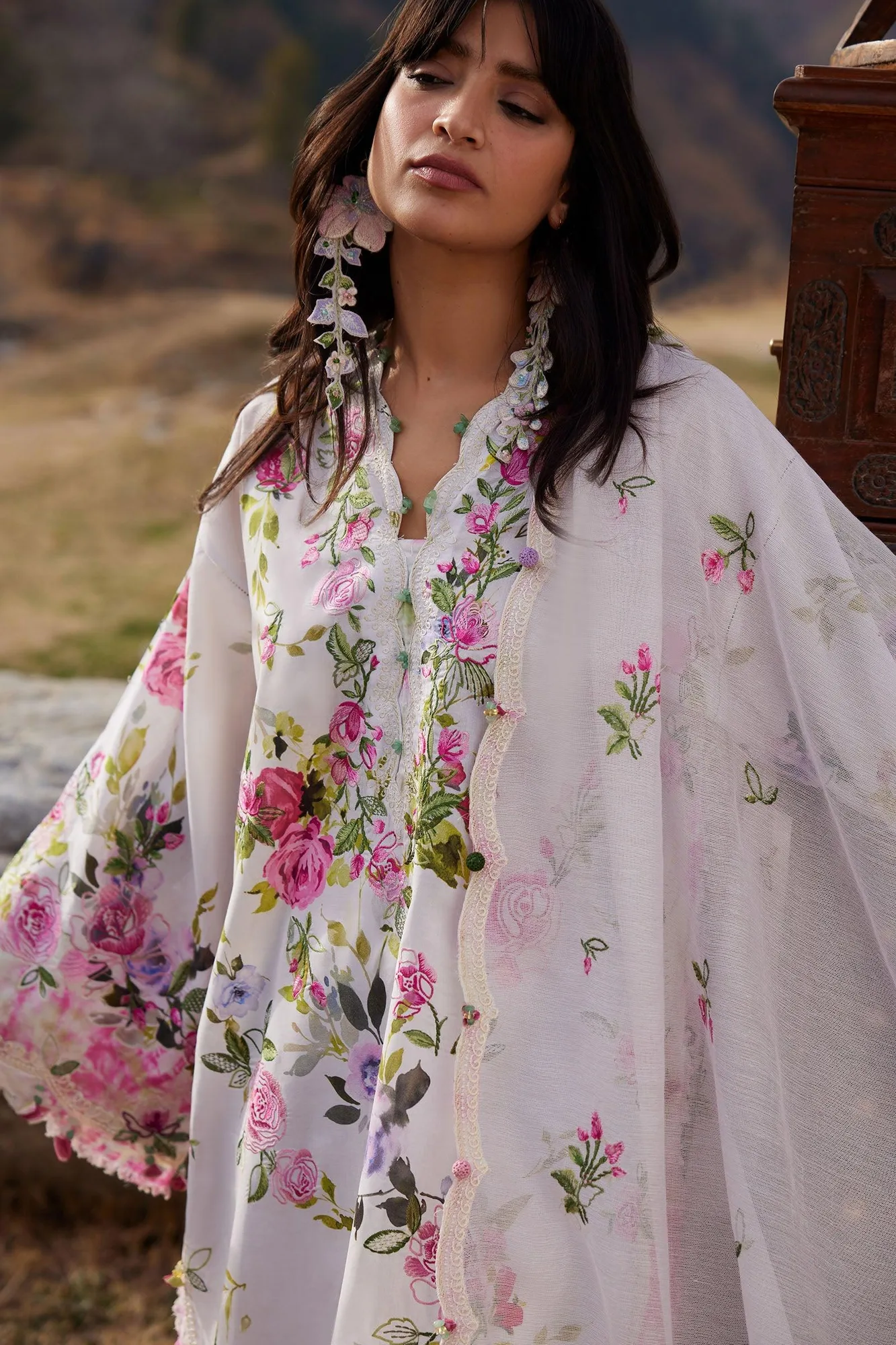 Lilac Organza – view 2 – Poshaq