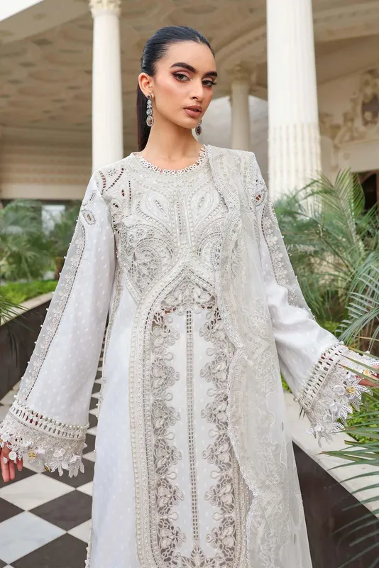 White Jacquard – view 1 – Poshaq