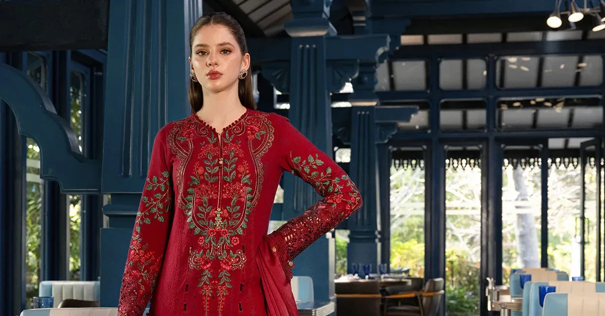 Red Jacquard – view 4 – Poshaq