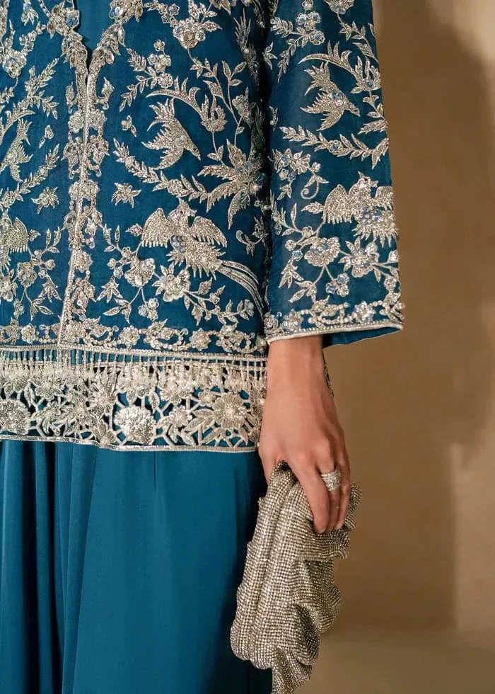 Navy Chiffon – view 3 – Poshaq