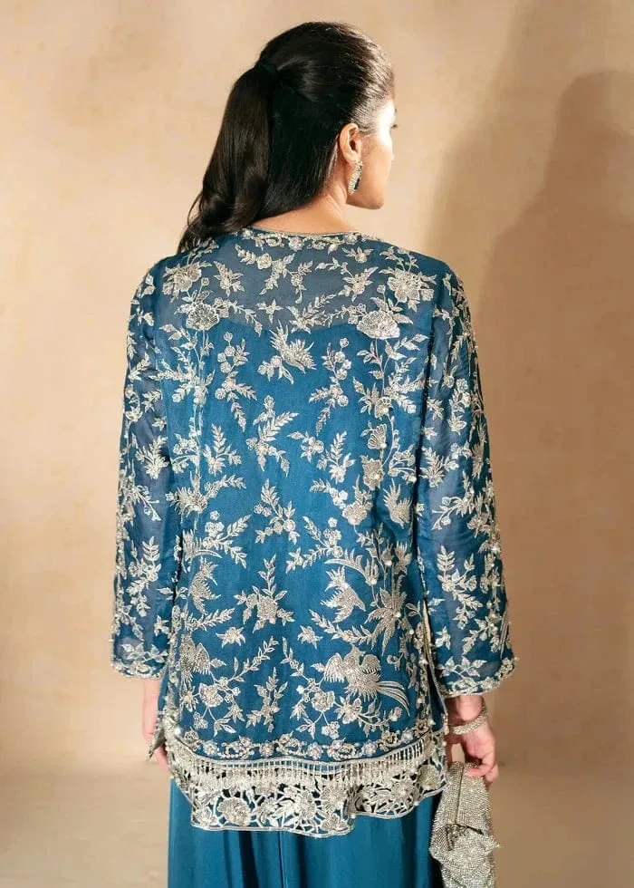 Navy Chiffon – view 4 – Poshaq