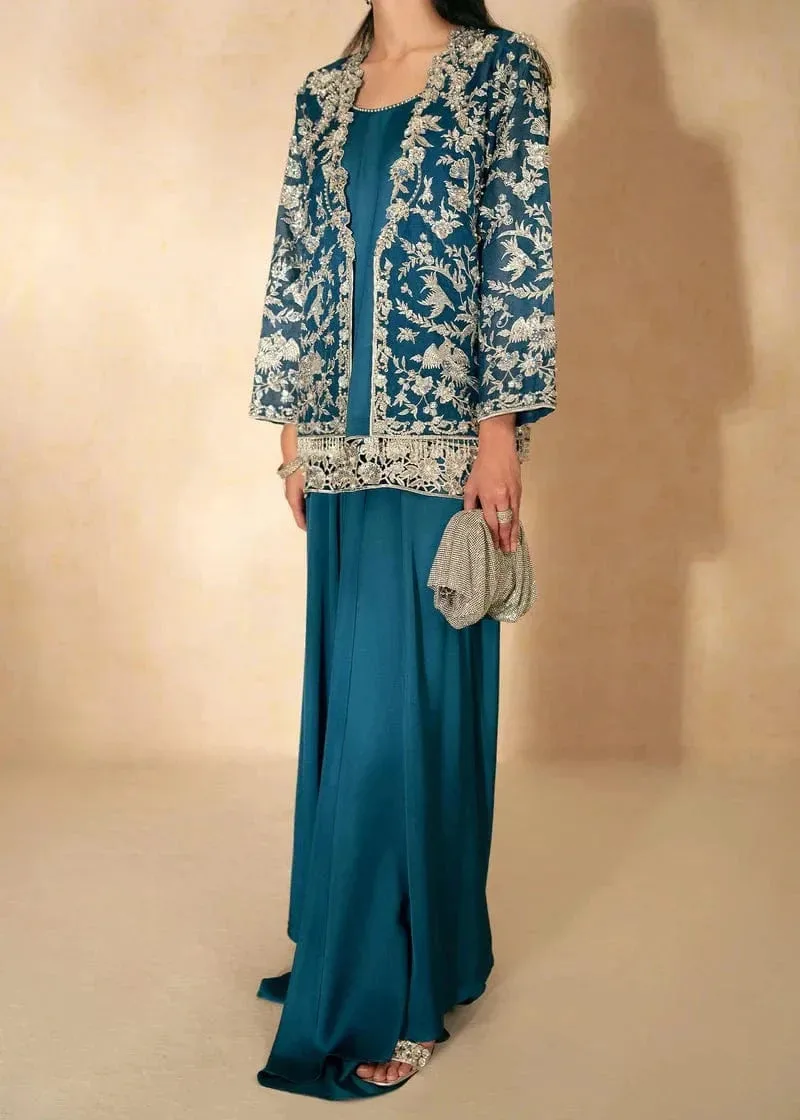 Navy Chiffon – view 5 – Poshaq