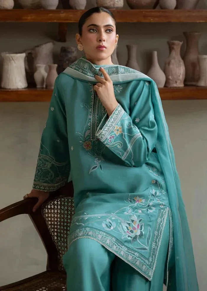 Teal Chiffon – view 6 – Poshaq