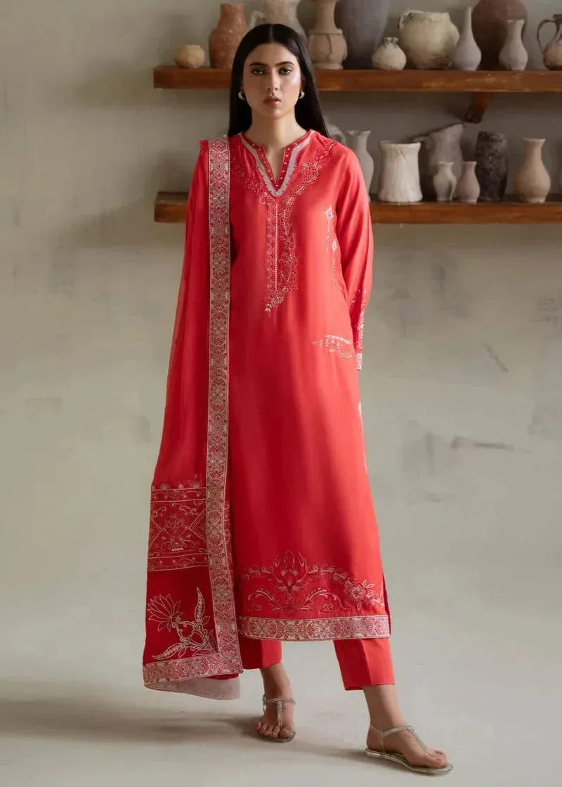 Coral Chiffon – view 1 – Poshaq