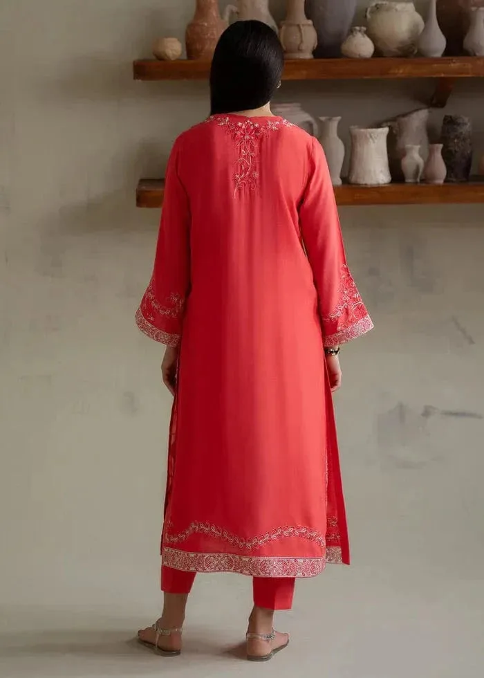 Coral Chiffon – view 2 – Poshaq
