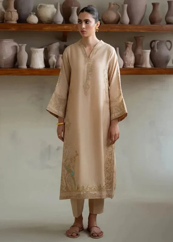 Green Cotton Silk – view 1 – Poshaq