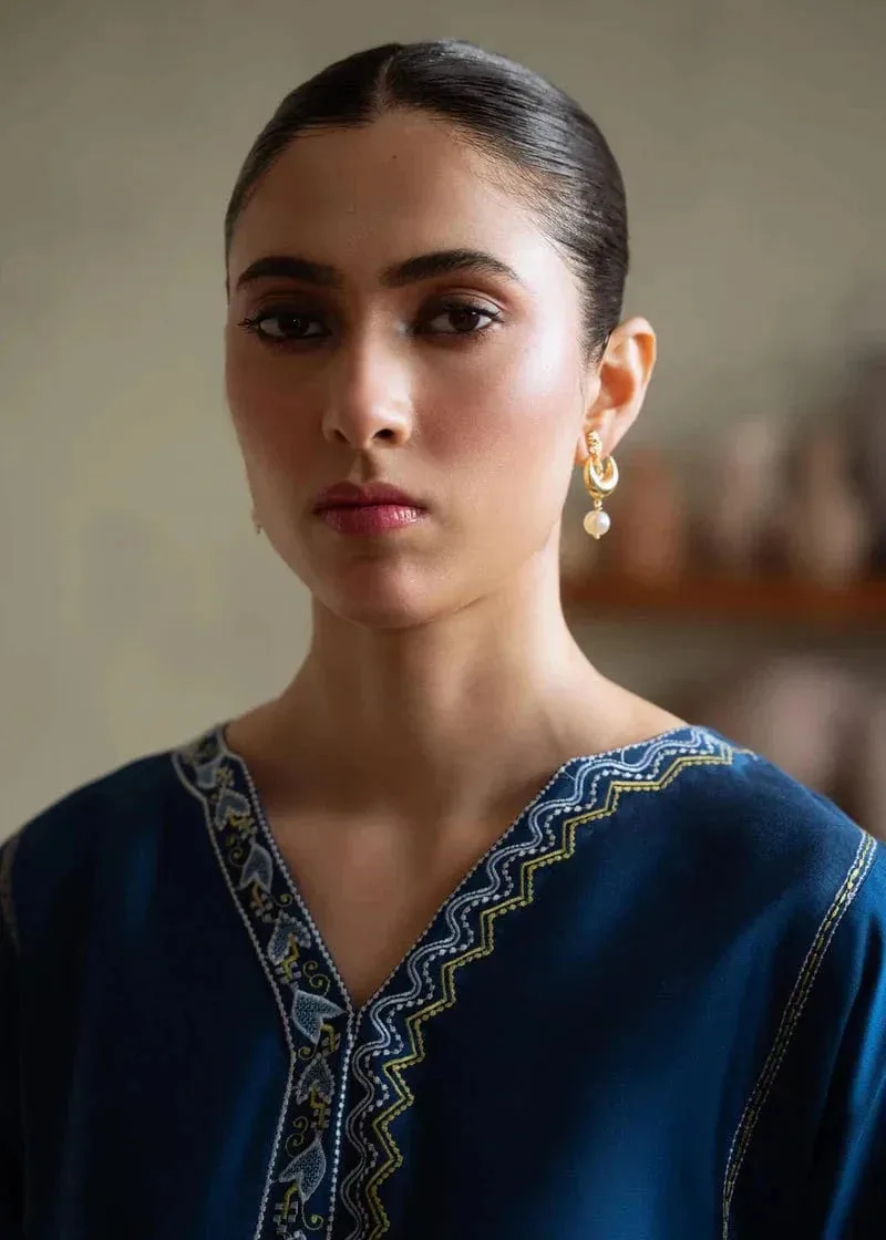 White Cotton Silk – view 2 – Poshaq