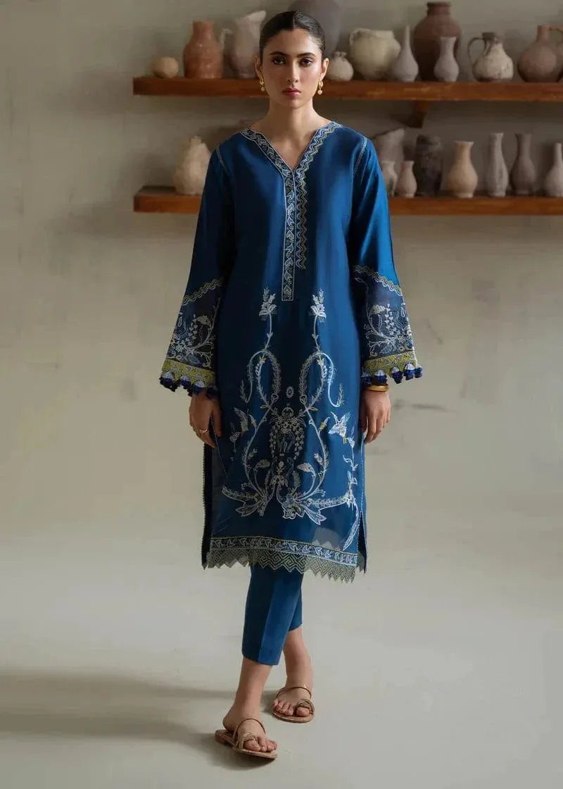 White Cotton Silk – view 3 – Poshaq