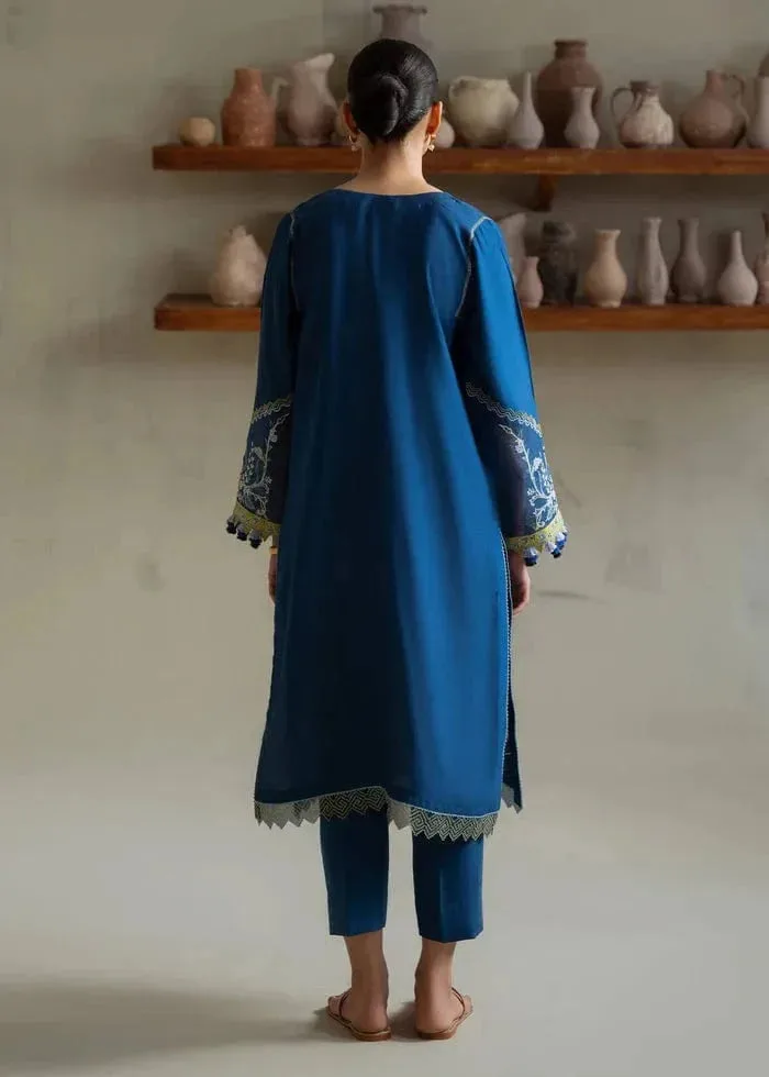 White Cotton Silk – view 4 – Poshaq