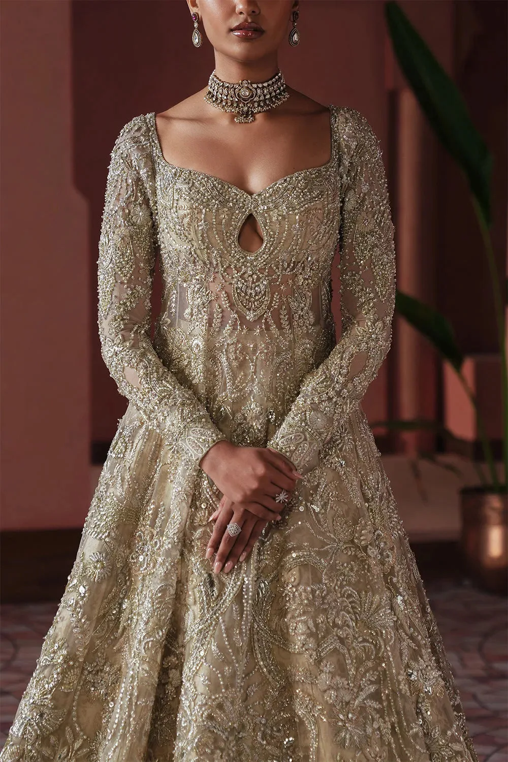 Beige Net – view 2 – Poshaq