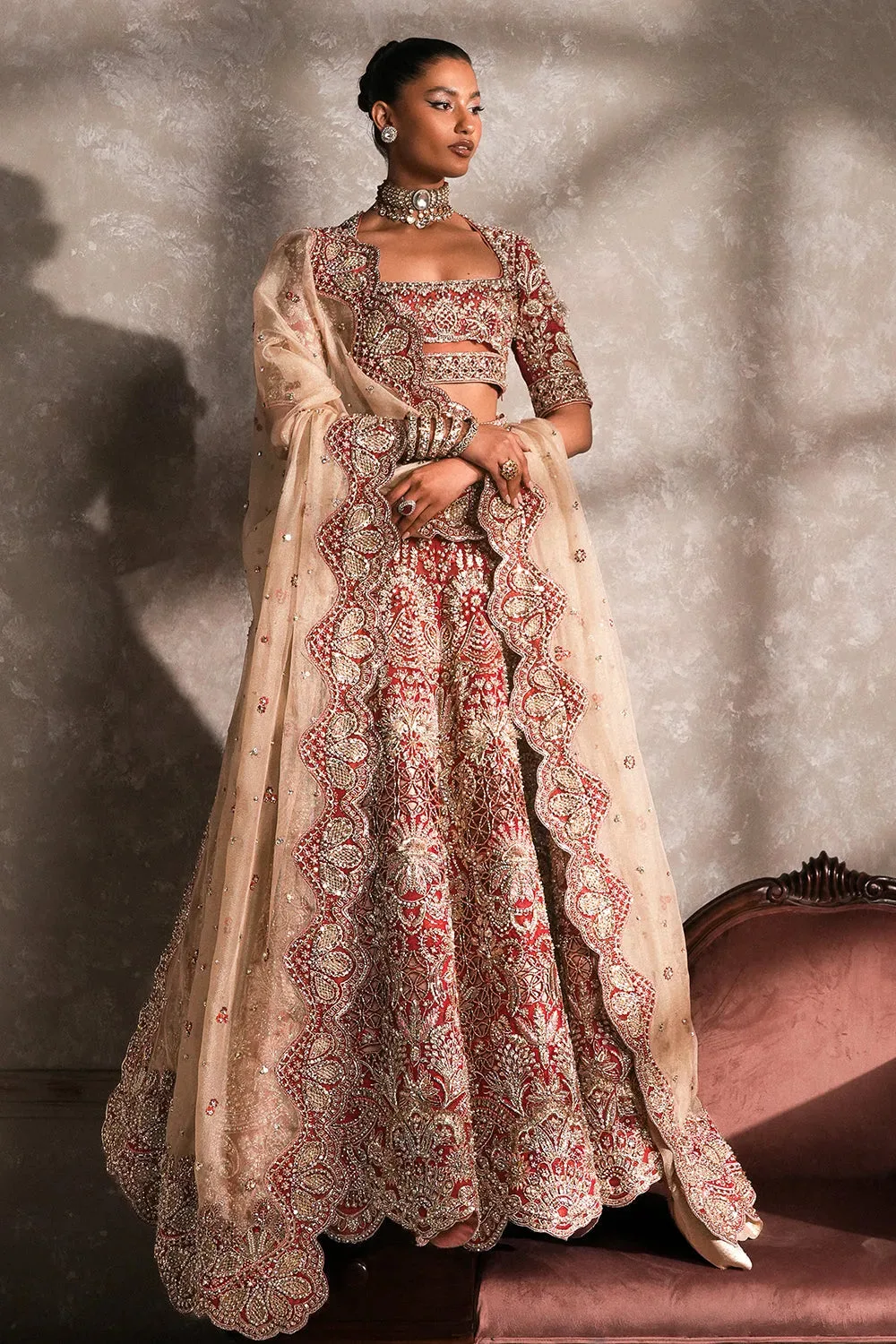 Gold Organza – view 2 – Poshaq