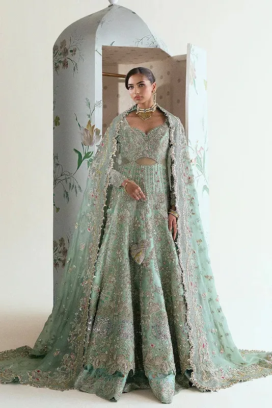 Peach Raw Silk – view 1 – Poshaq