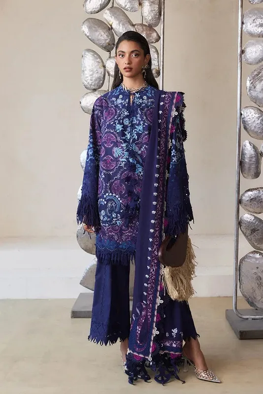Blue Organza – view 1 – Poshaq